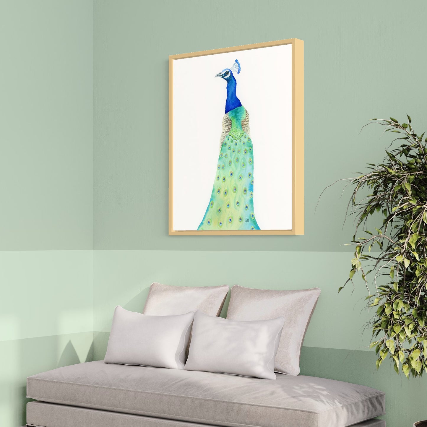 Peacock No2 - Art Print
