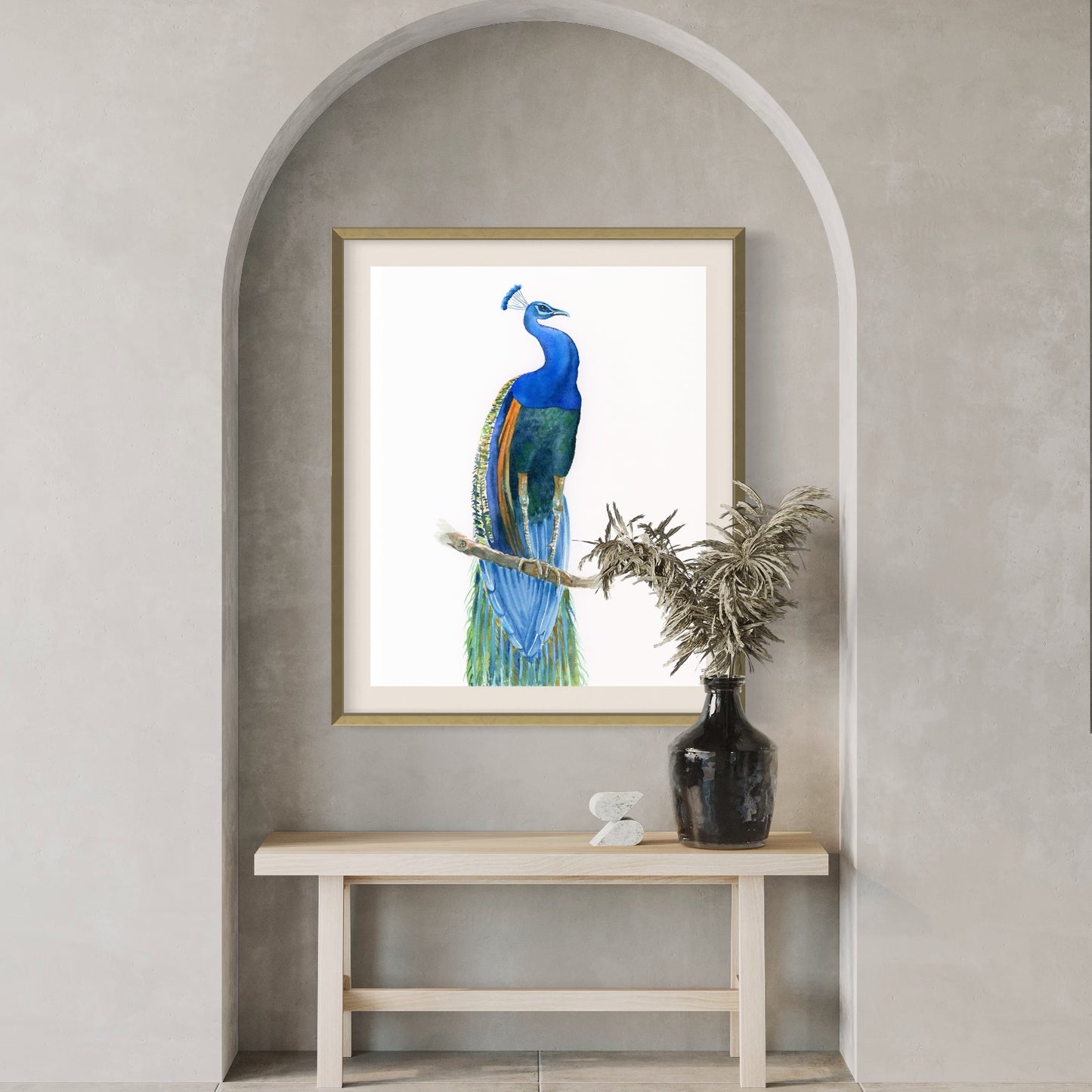 Peacock No3 - Art Print