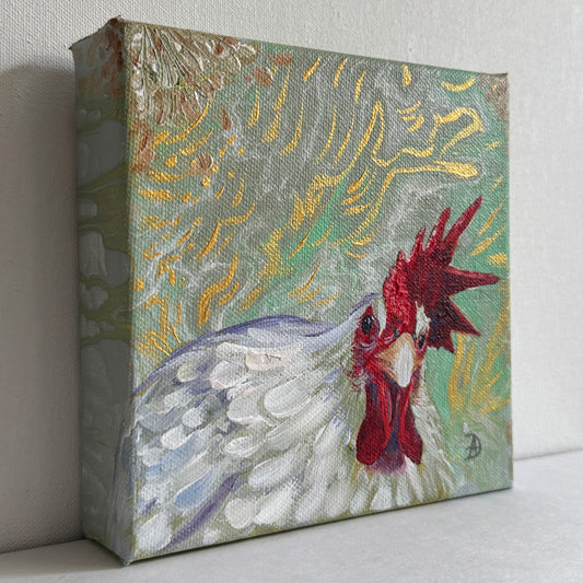 "Doug, my Inner Critic No 3" - Original Acrylic Painting on Canvas