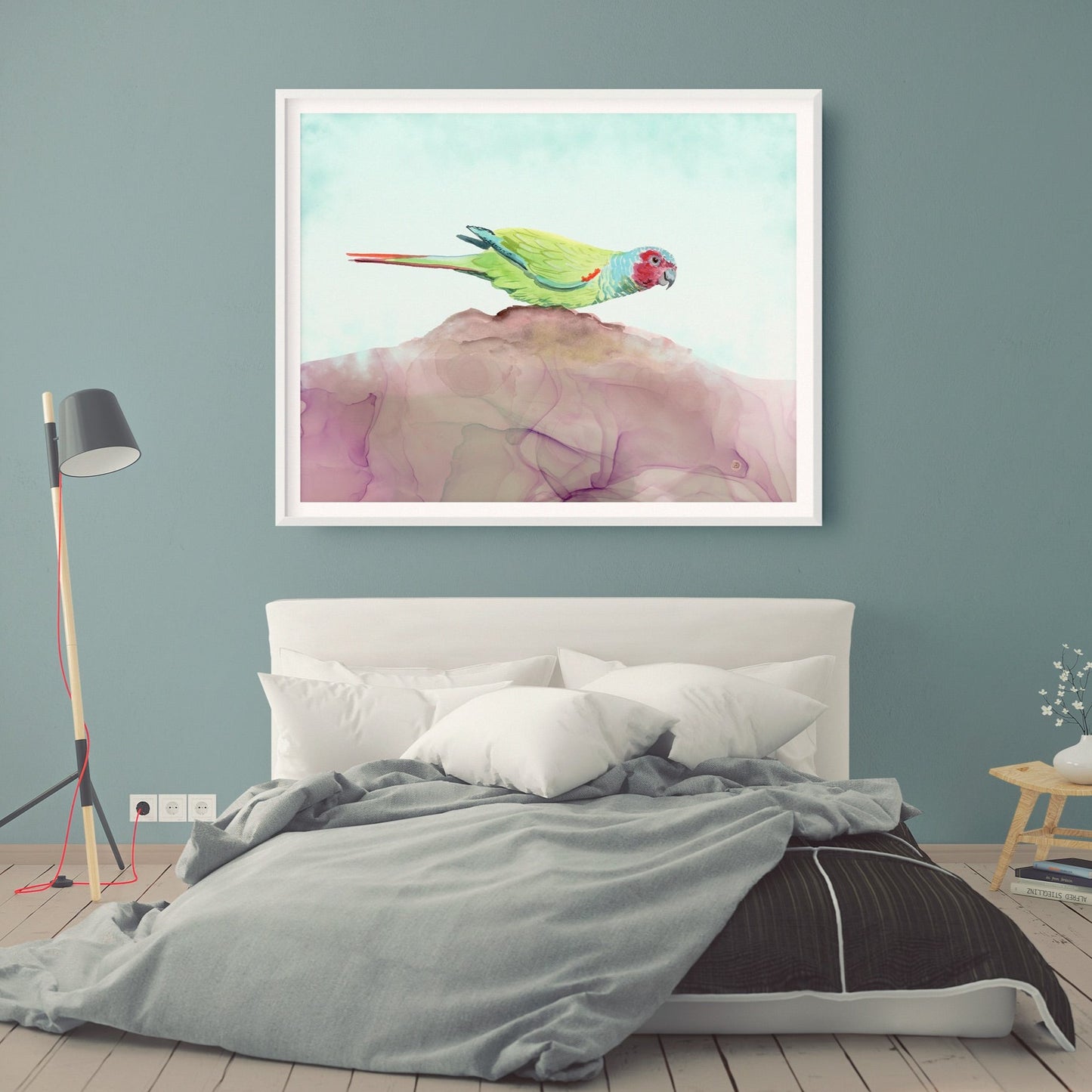 Pfrimer's Parakeet - Tropical Bird Art Print