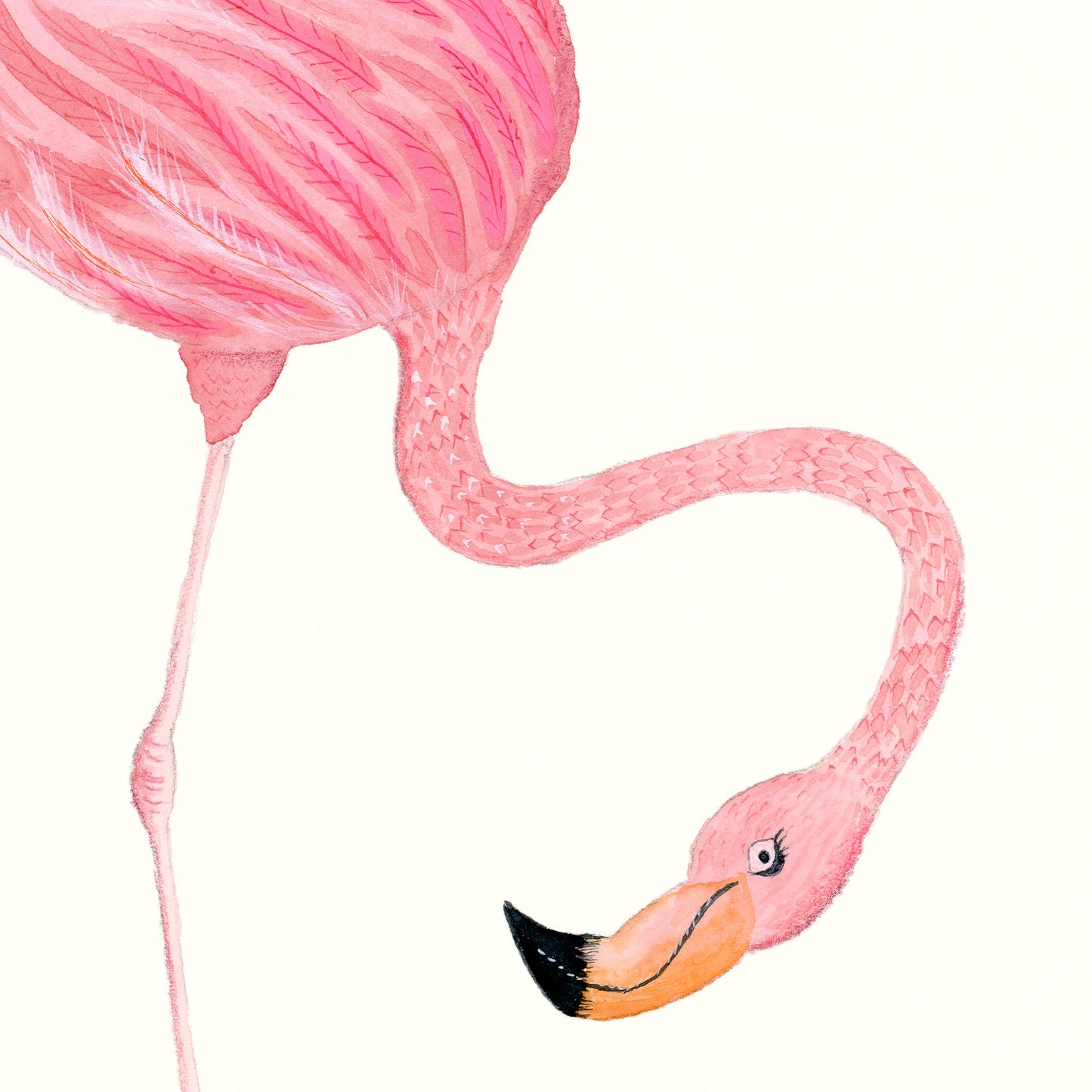 Flamingo Dance Part 3 - Art Print