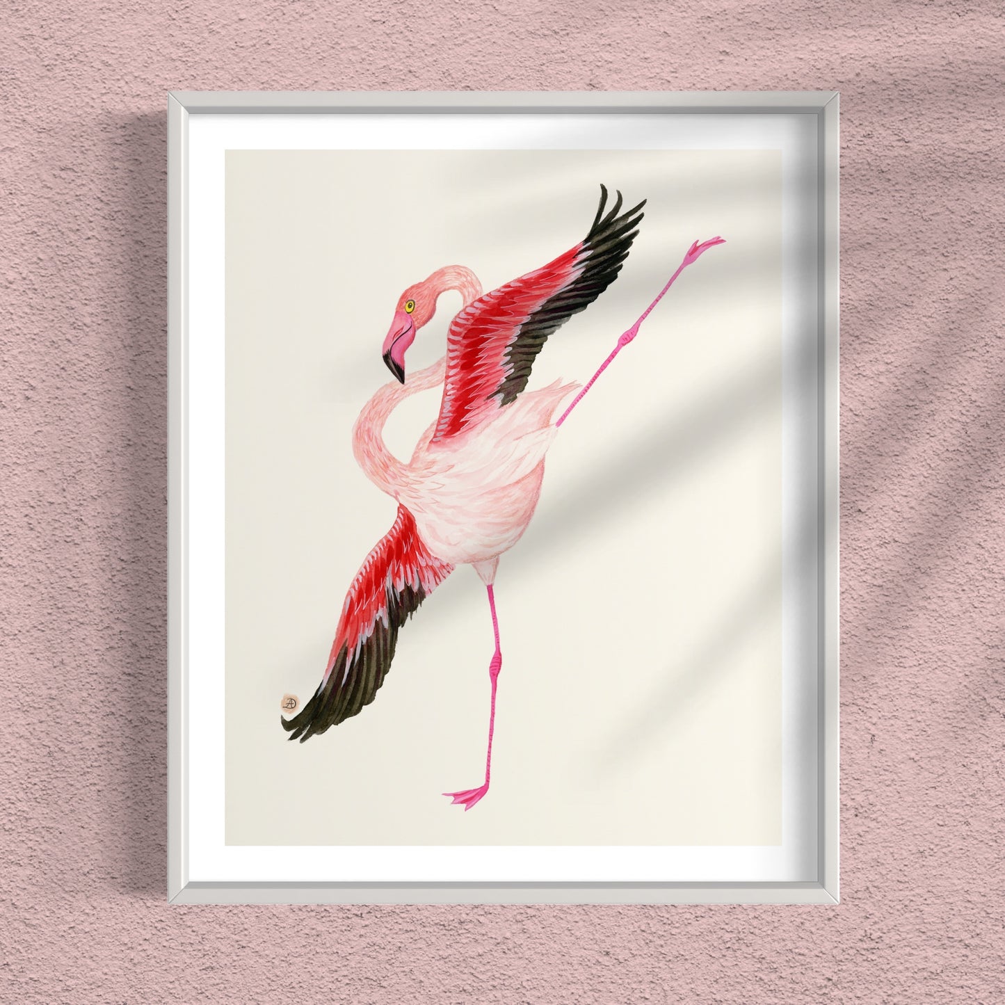 Flamingo Dance Part 1 - Art Print