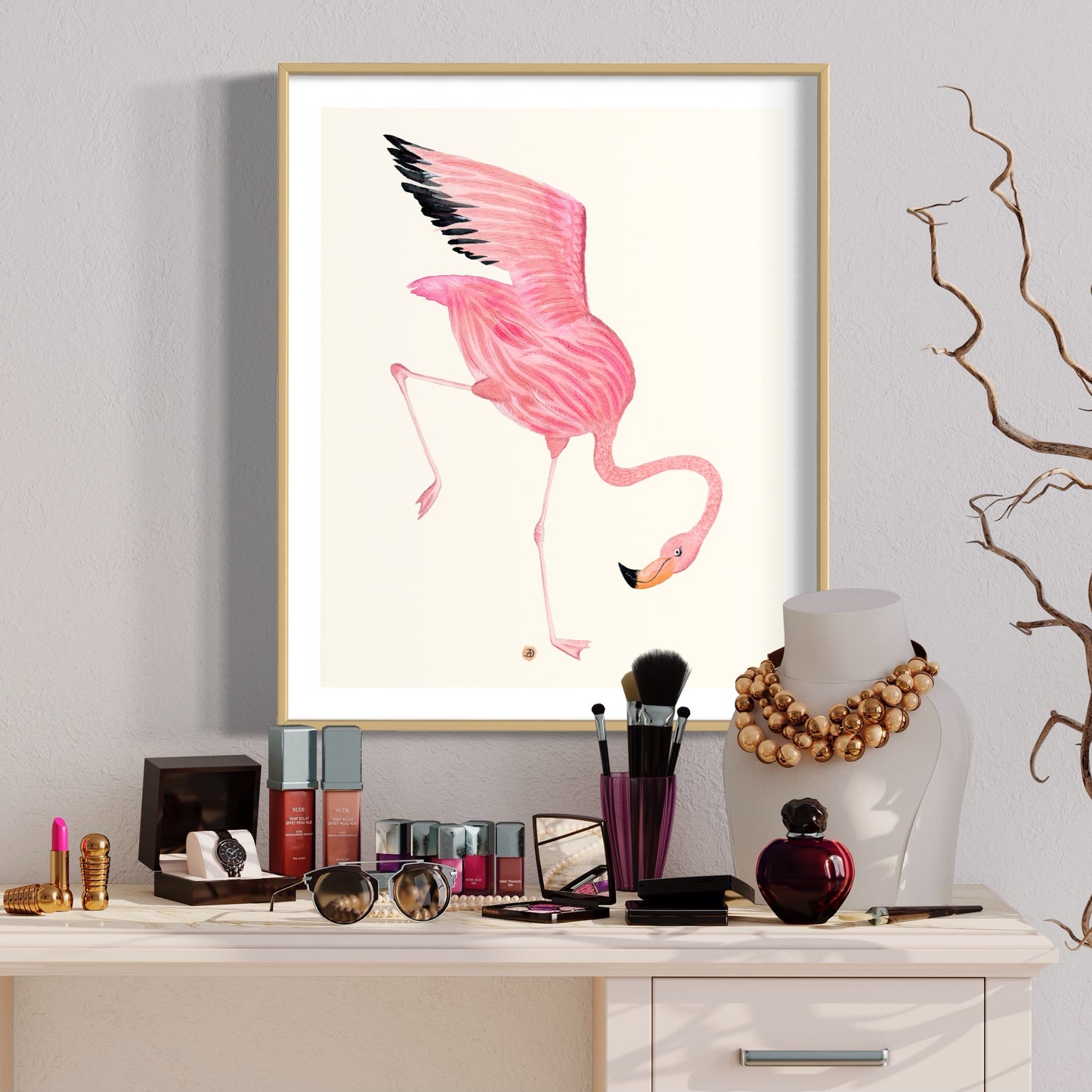 Flamingo Dance Part 3 - Art Print