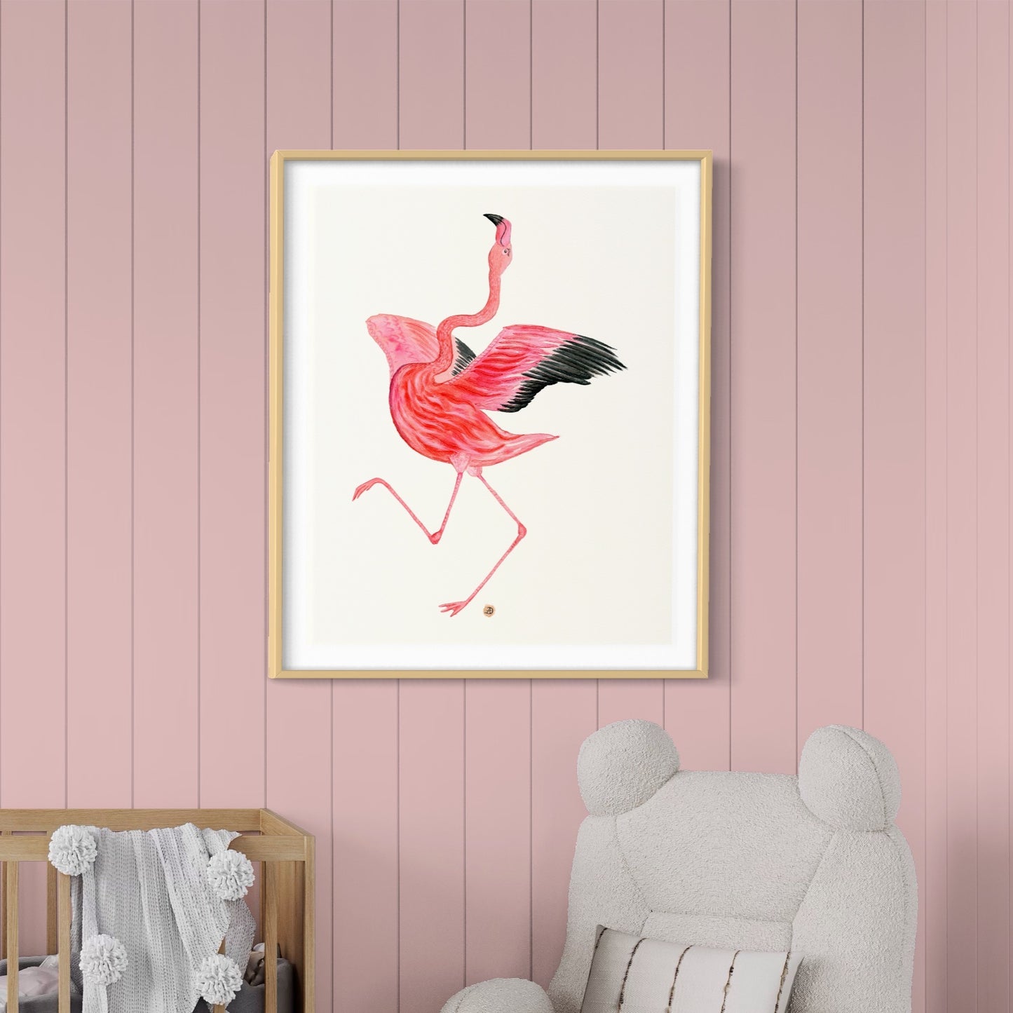 Flamingo Dance Part 4 - Art Print