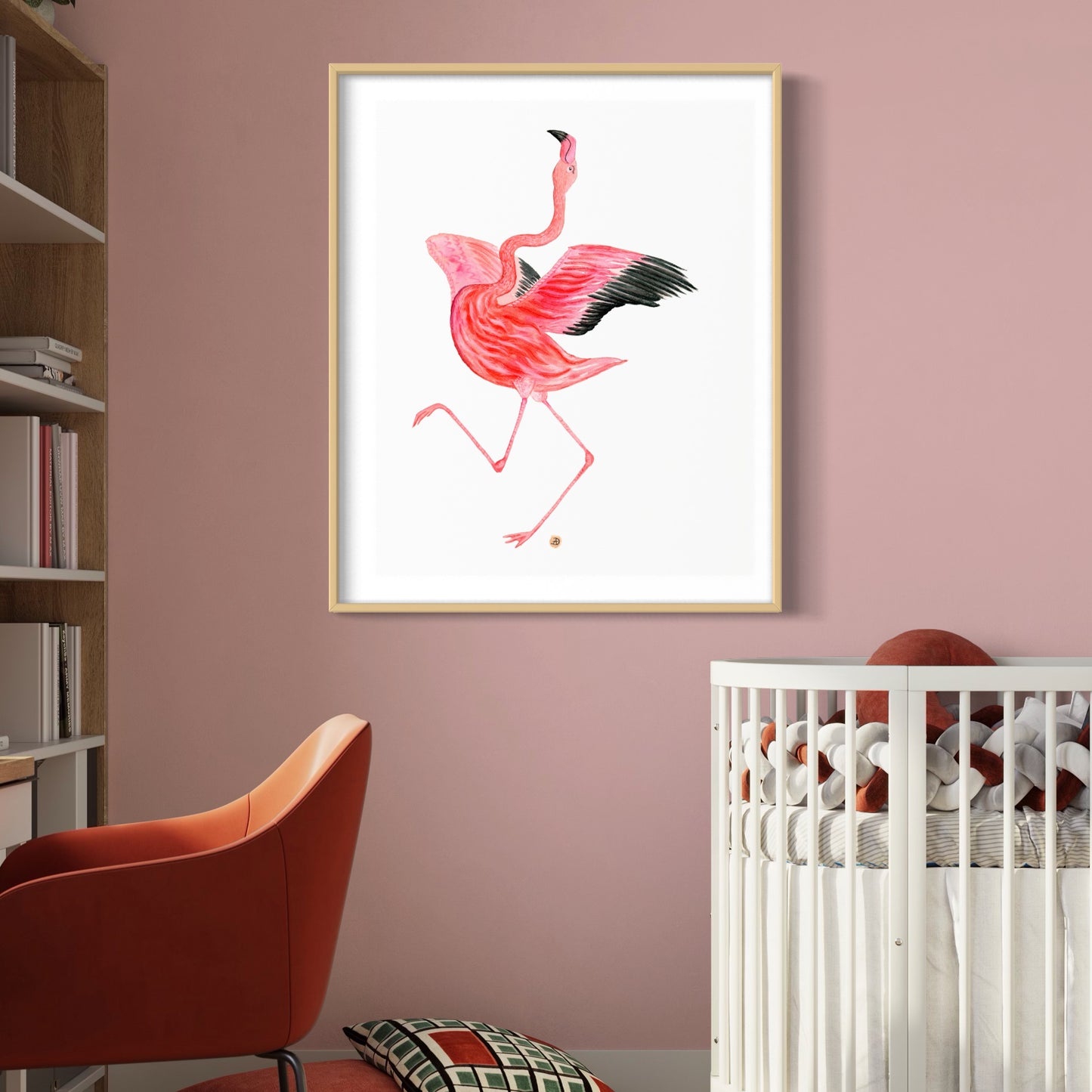 Flamingo Dance Part 4 - Art Print