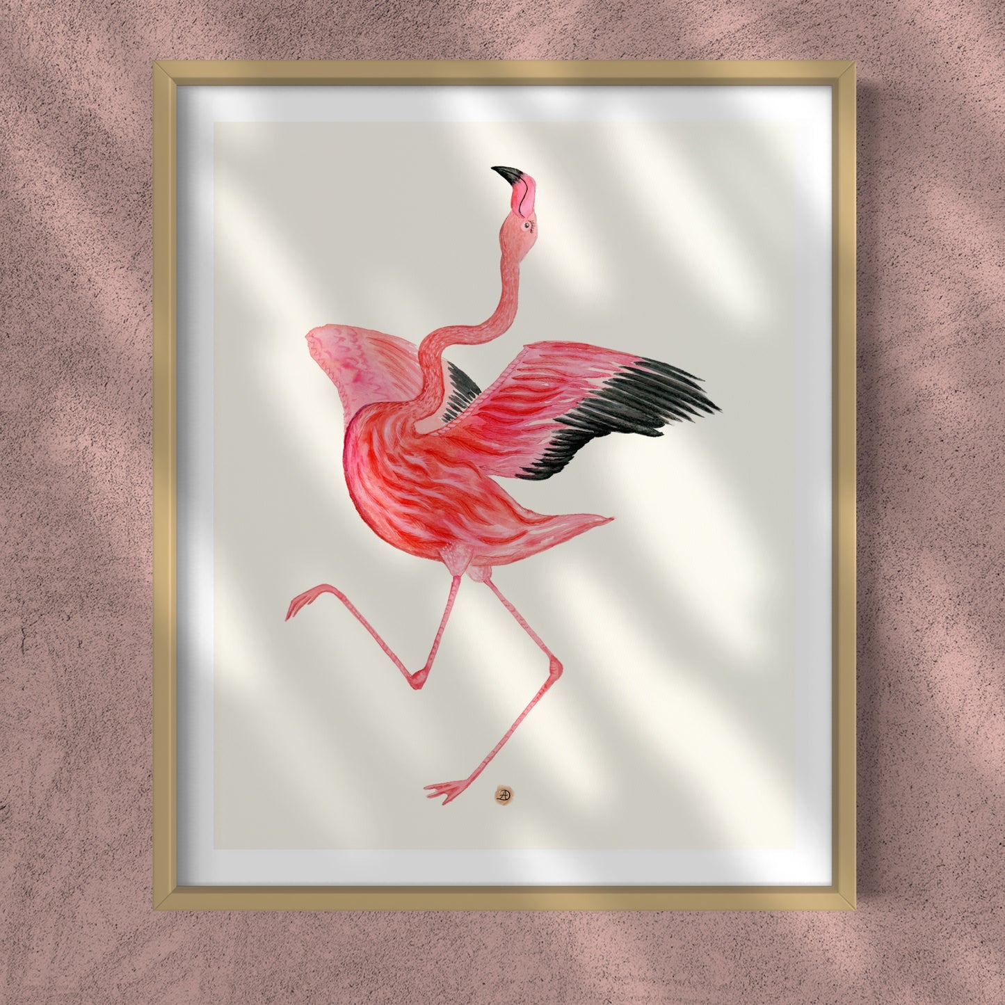 Flamingo Dance Part 4 - Art Print