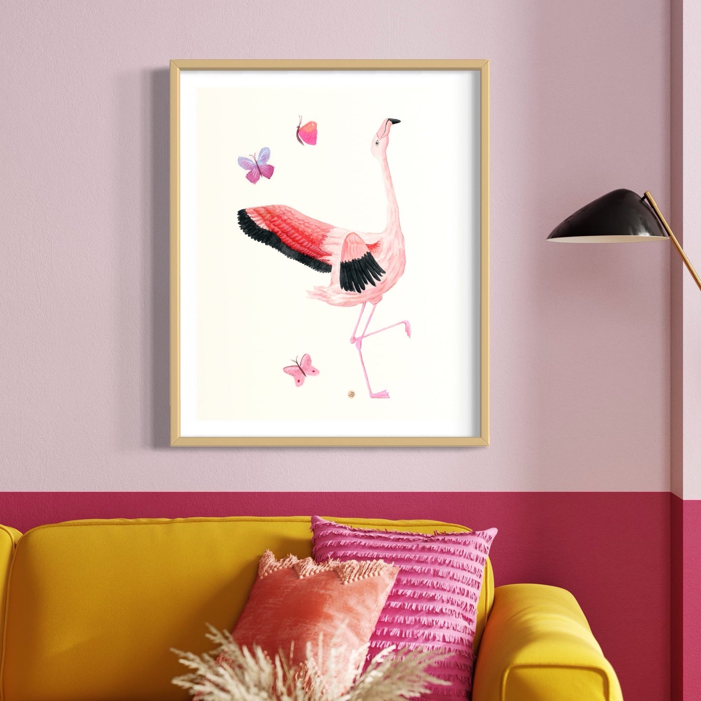 Flamingo Dance Part 5 - Art Print