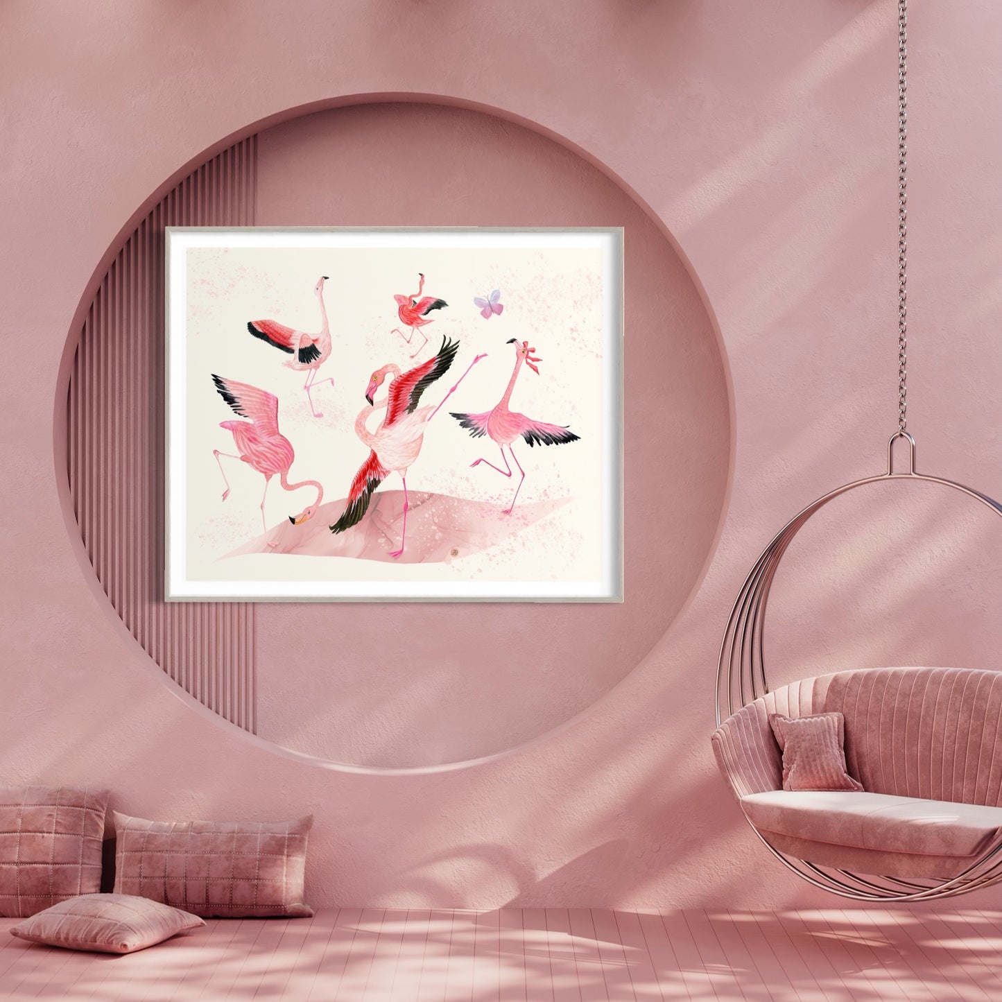 Flamingo Dance Part 6 - Art Print