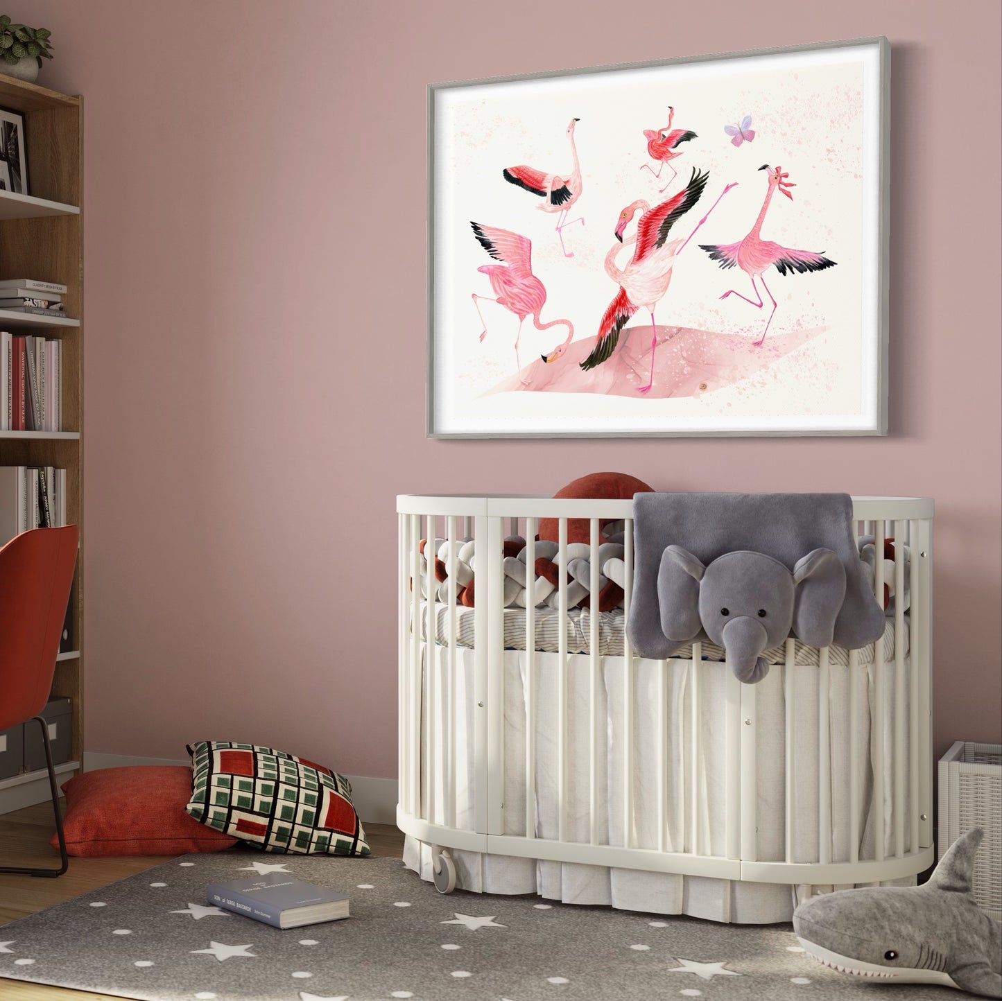 Flamingo Dance Part 6 - Art Print