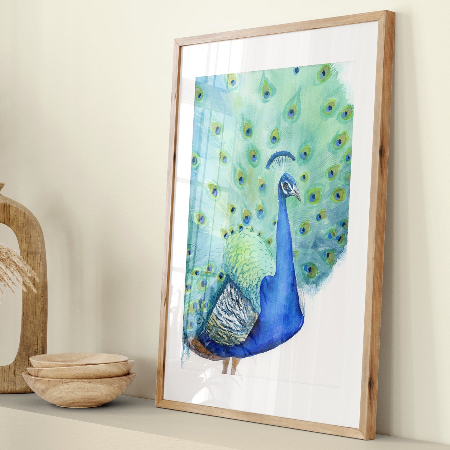 Peacock No1 - Art Print