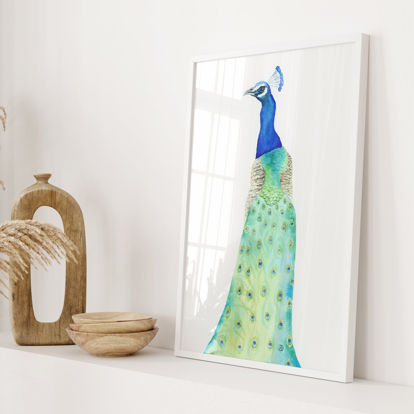 Peacocks - Set of 3 Art Prints