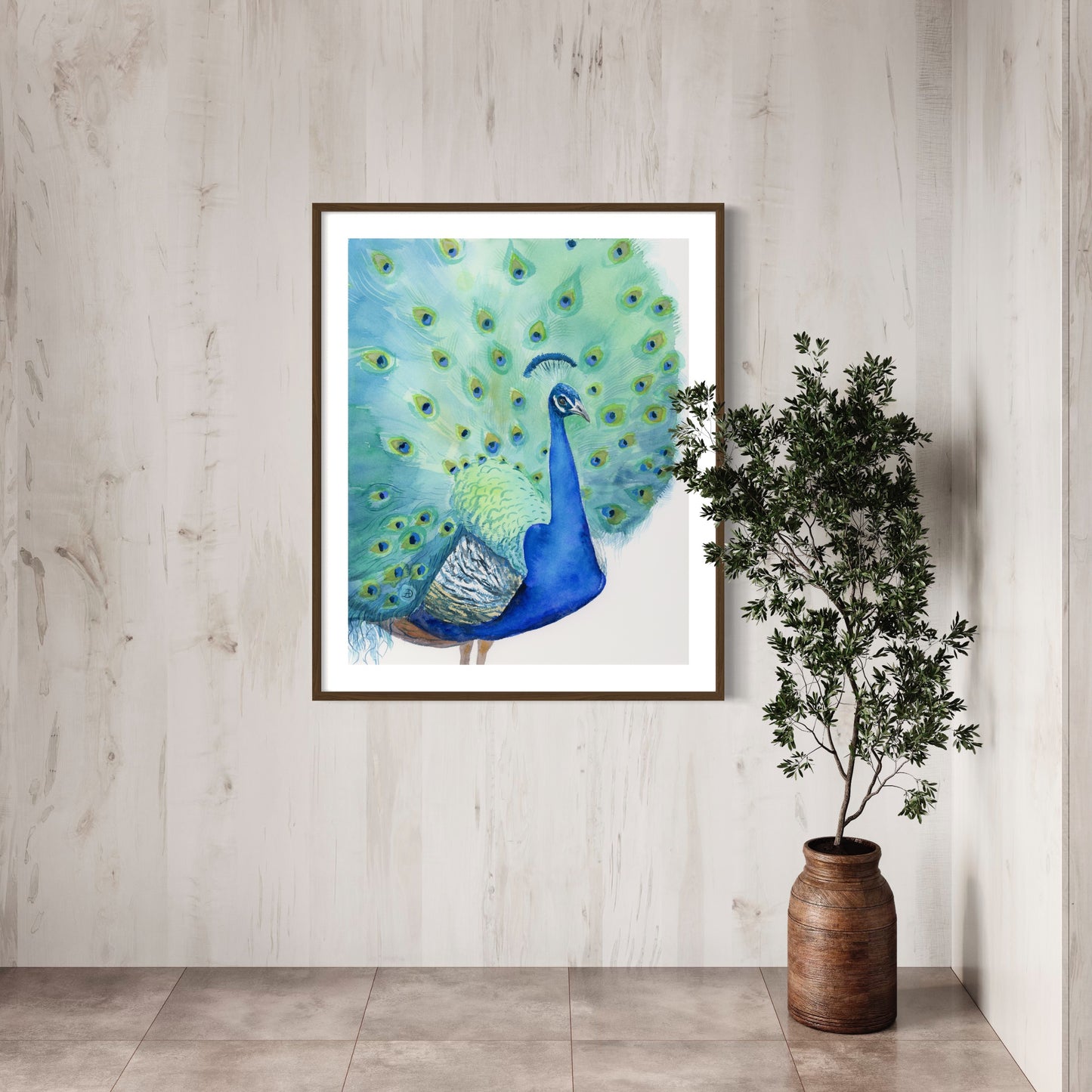 Peacock No1 - Art Print