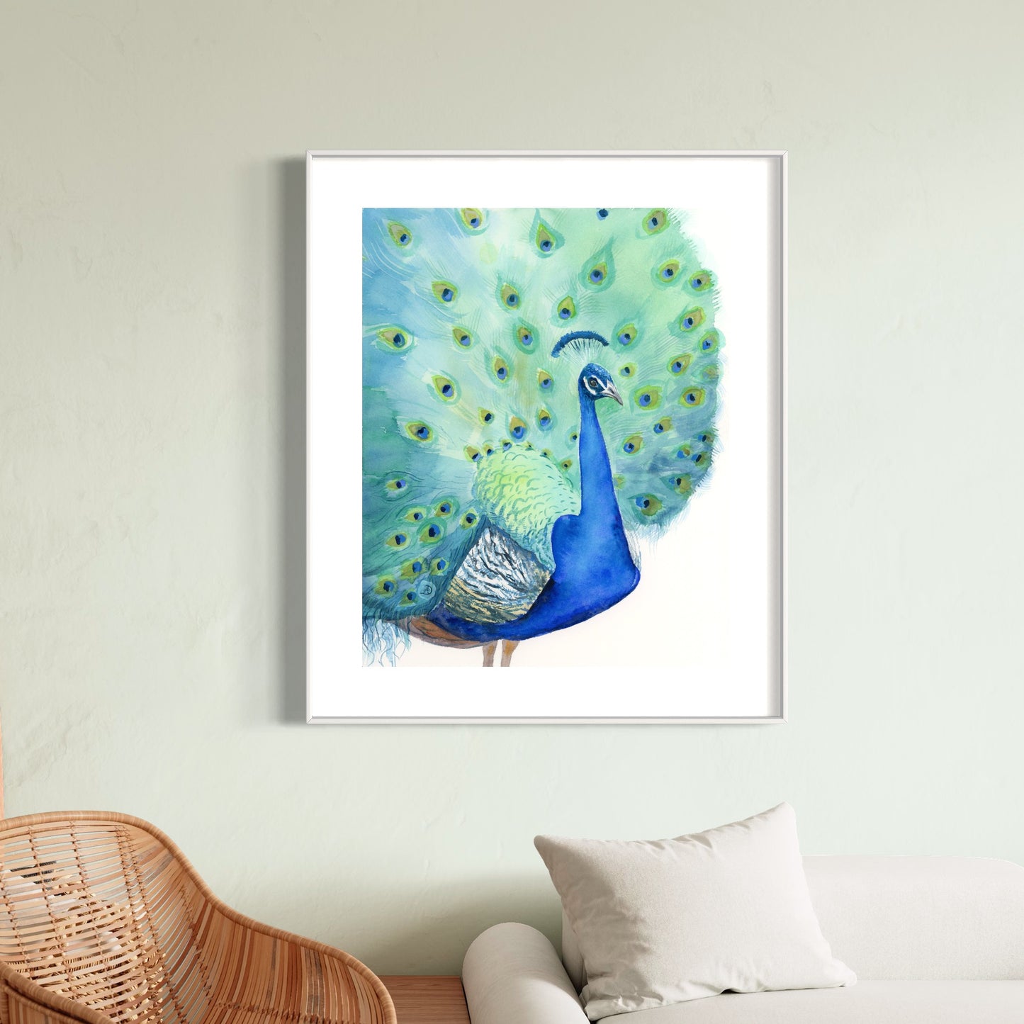 Peacock No1 - Art Print