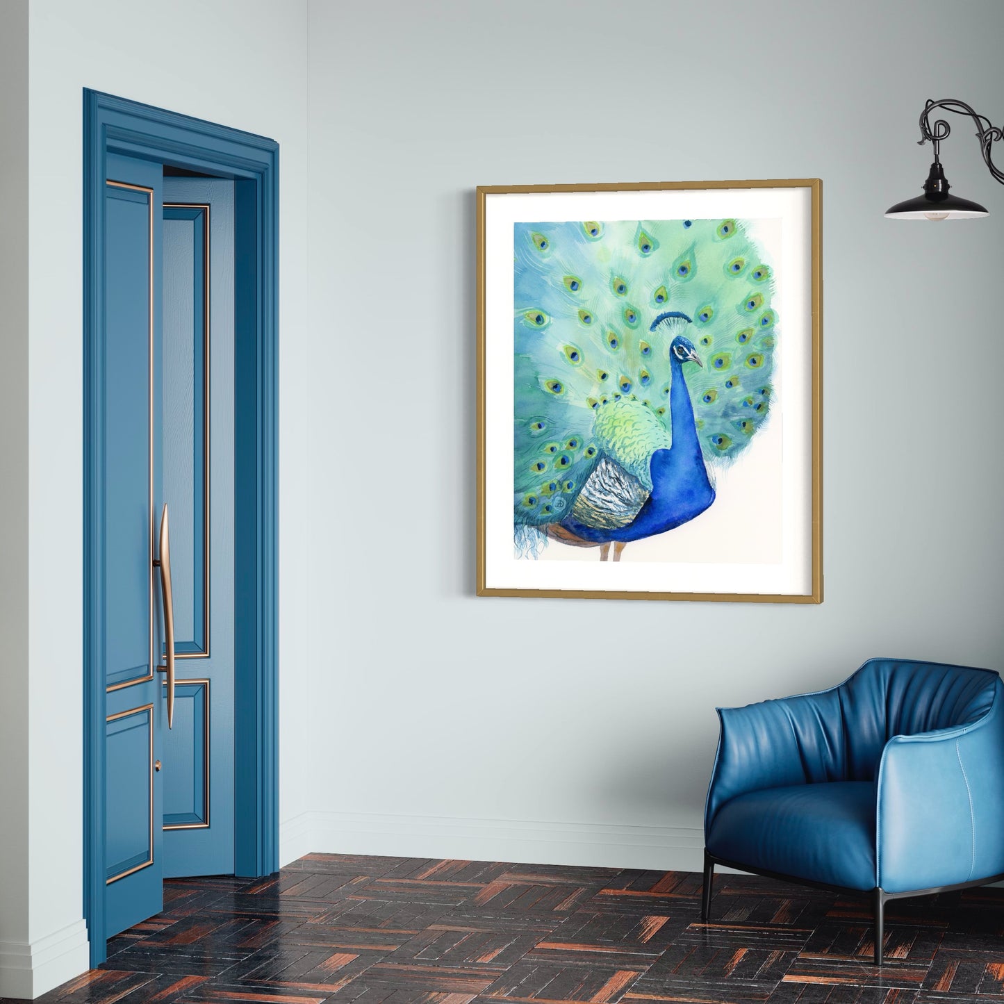 Peacock No1 - Art Print