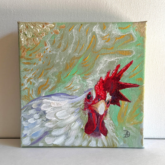 "Doug, my Inner Critic No 3" - Original Acrylic Painting on Canvas