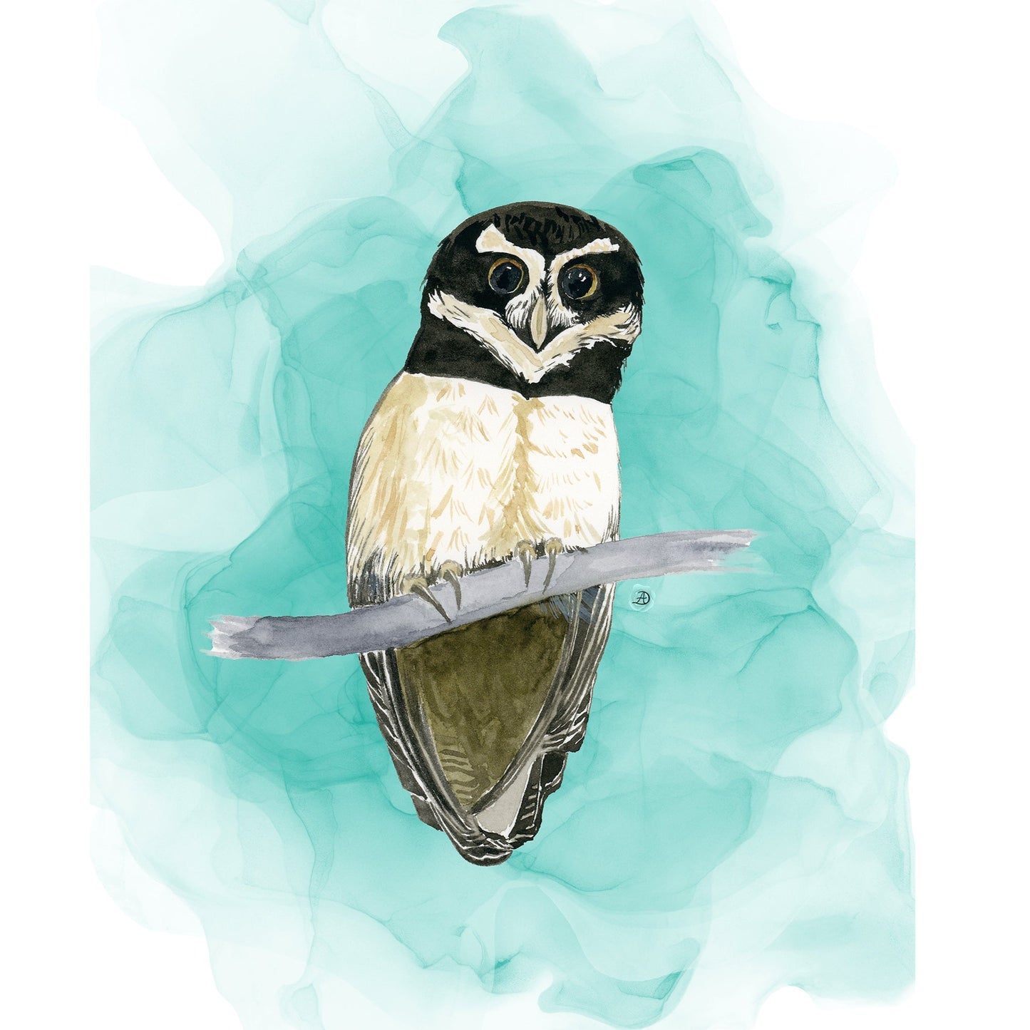 Spectacled Owl Art Print