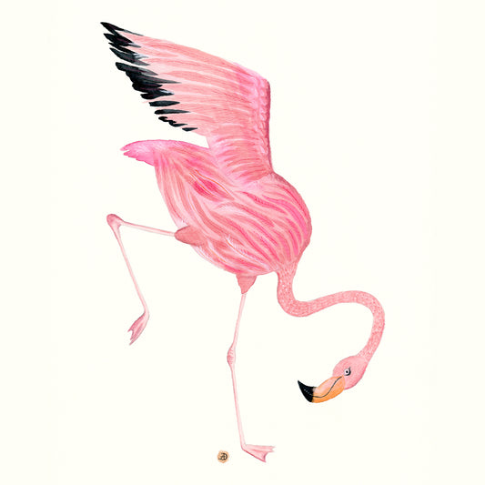 Flamingo Dance Part 3 - Art Print