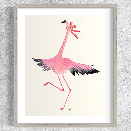 Flamingo Dance Part 2 - Art Print