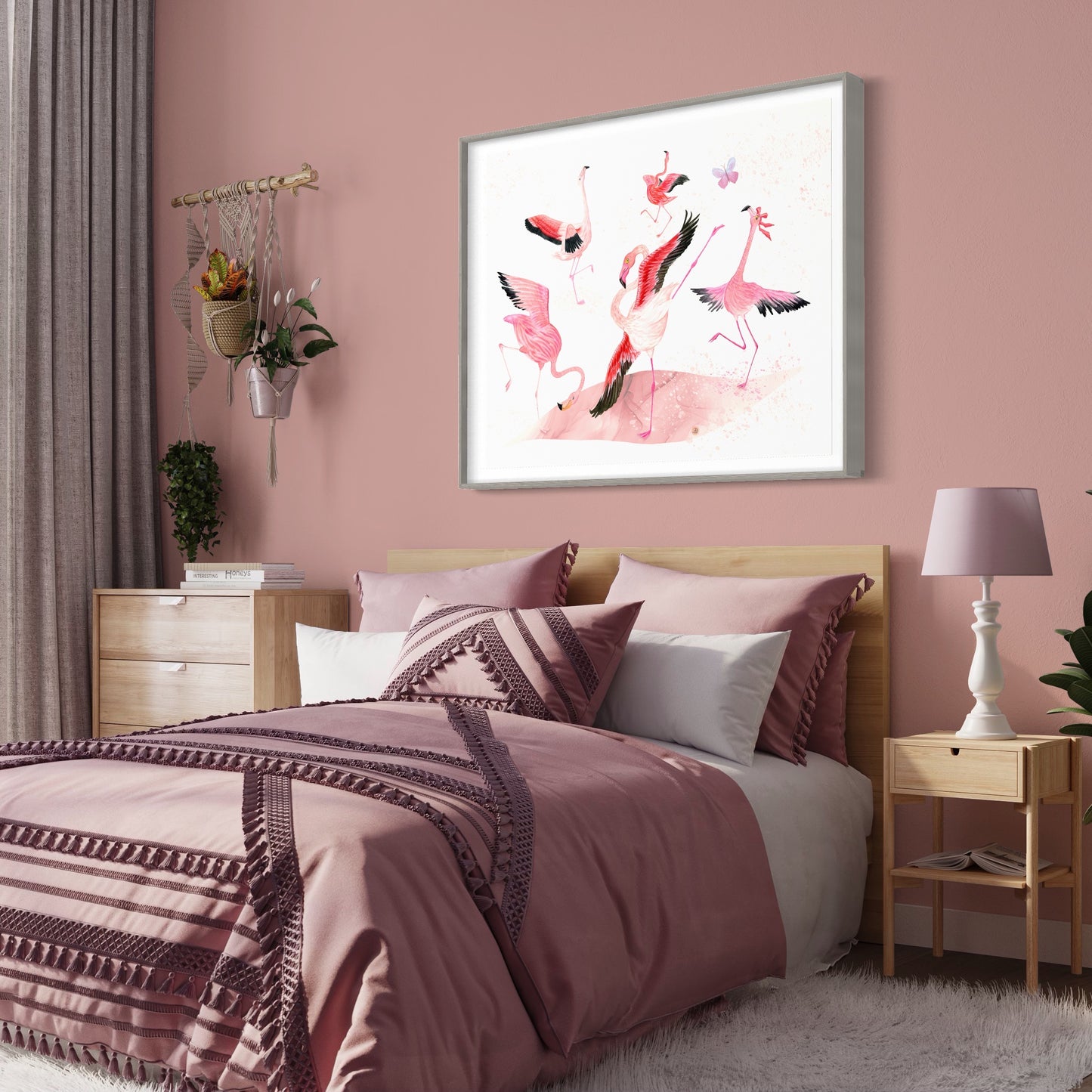 Flamingo Dance Part 6 - Art Print