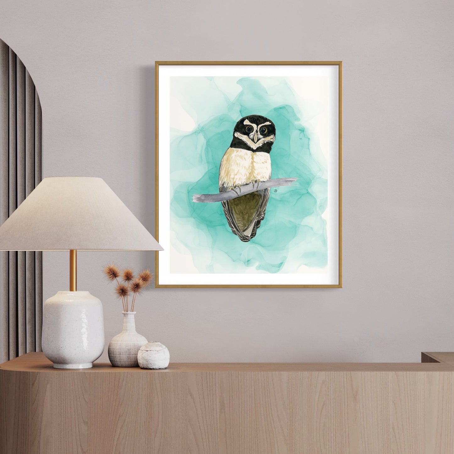 Spectacled Owl - Art Print